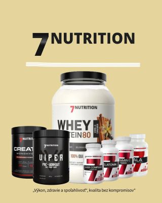 📦 Predstavujeme vám výber toho najlepšieho od 7Nutrition! ➡️ Ryžová kaša, orechové krémy, elektrolyty či spaľovače – máme...