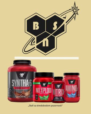 Predstavujeme vám legendárnu značku BSN 💥 – svetovú ikonu v oblasti športovej výživy. V našom e-shope nájdete ich top...